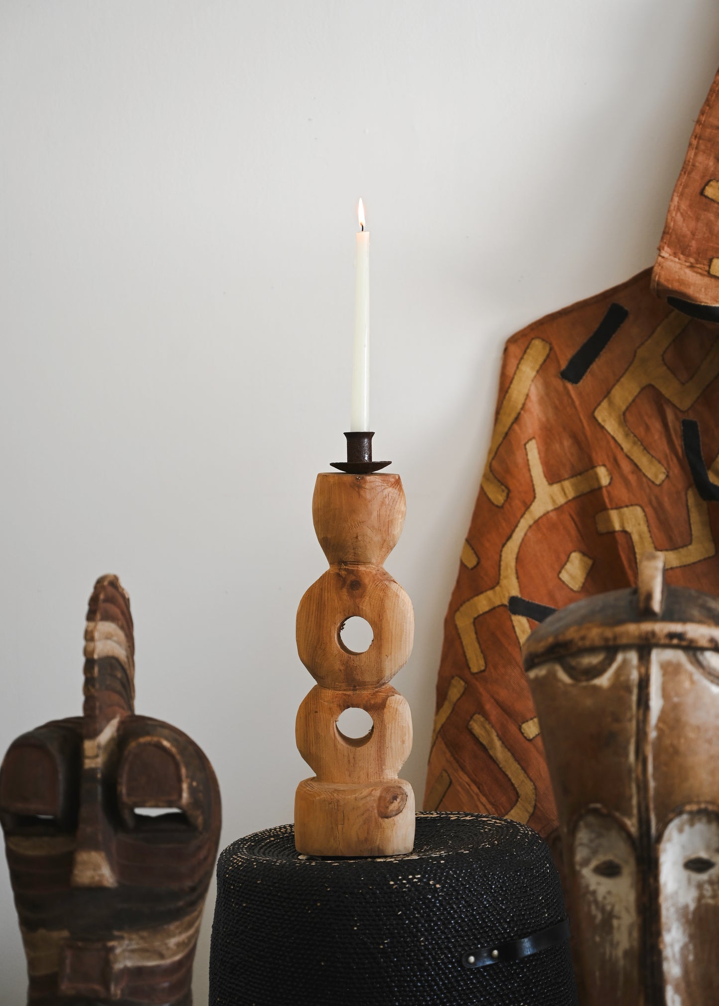 Blue Gum Eucalyptus Candlesticks (set of 2)