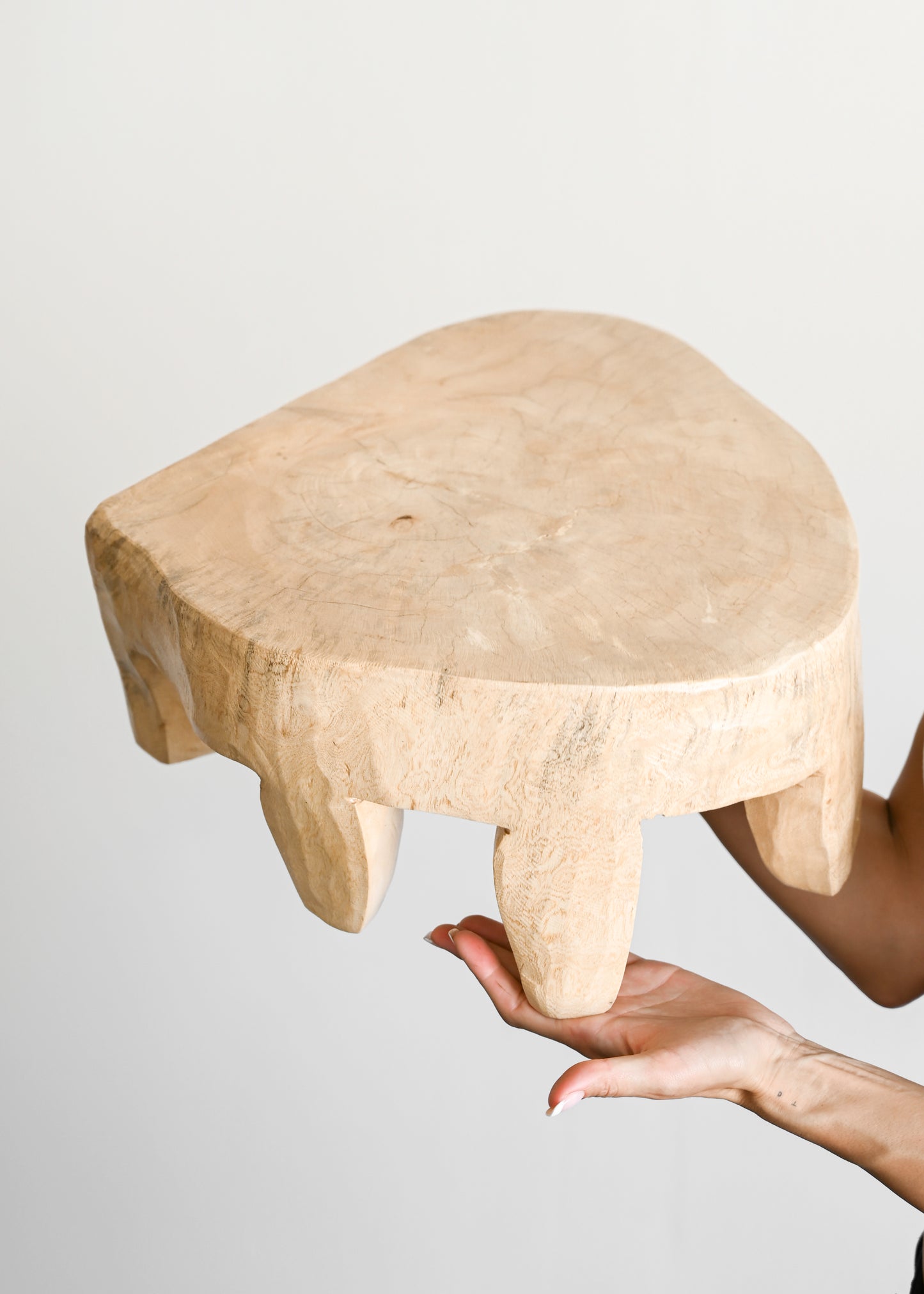 Eucalyptus Wood Sculptural Riser