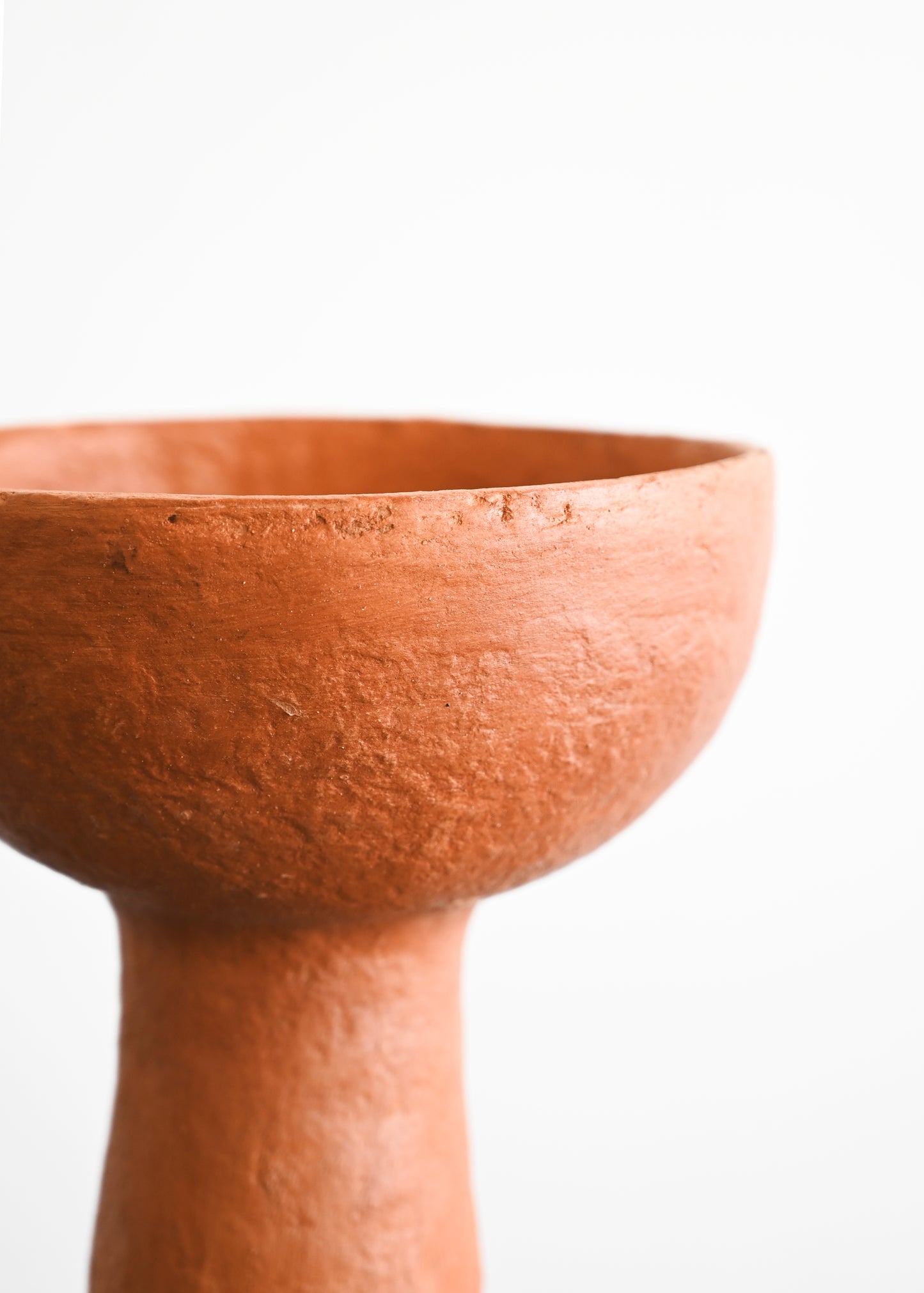 Terracotta Paper Mâché Vase