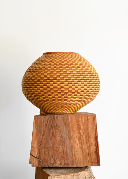 Two-Toned Rwandan Basket