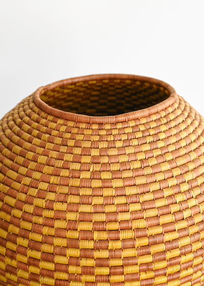 Two-Toned Rwandan Basket