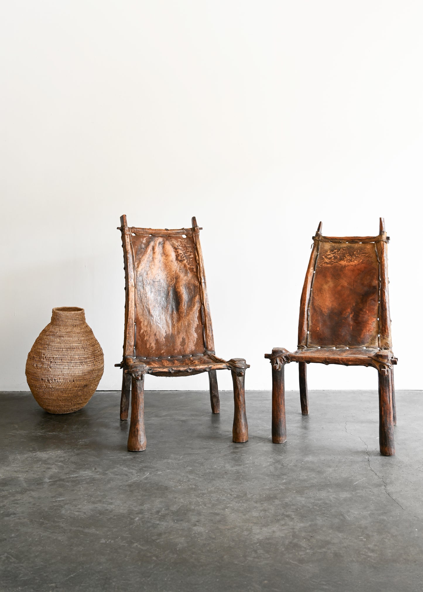 1910 Royal Ethiopian Chairs (set of 2)