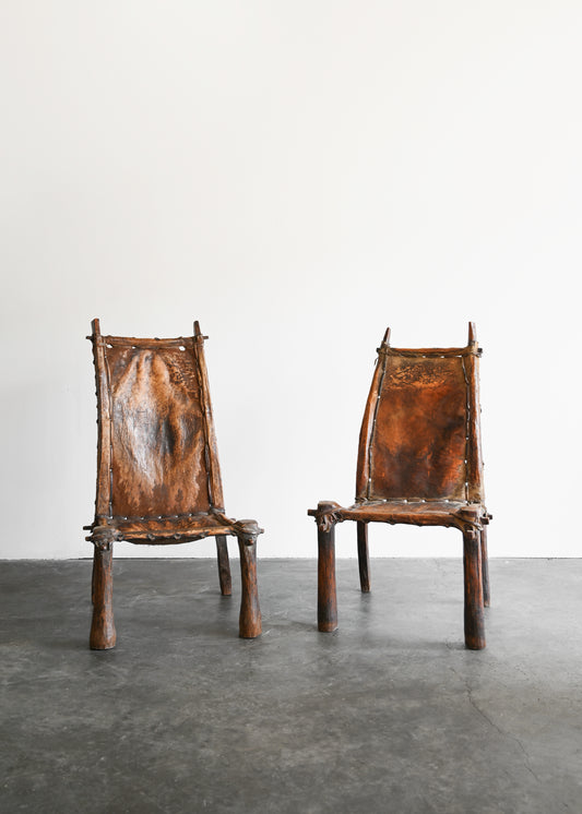 1910 Royal Ethiopian Chairs (set of 2)