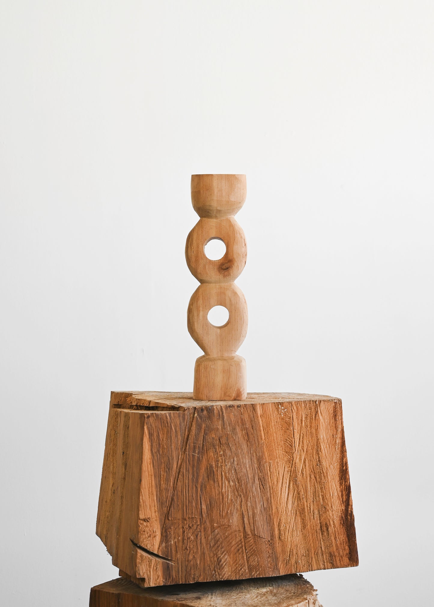 Blue Gum Eucalyptus Candlesticks (set of 2)