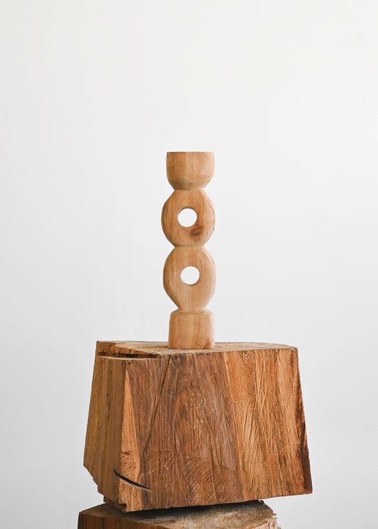 Blue Gum Eucalyptus Candlesticks (set of 2)