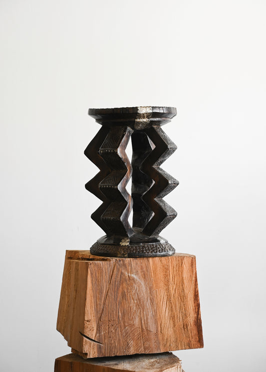 1920s Zigzag Side Table