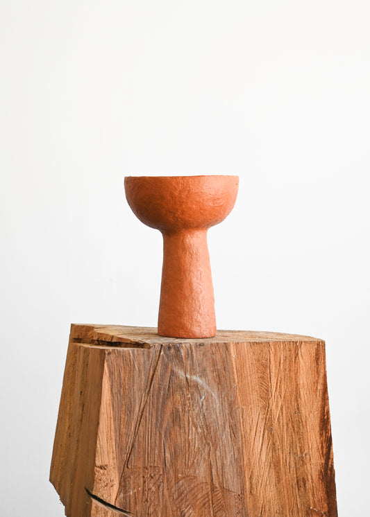 Terracotta Paper Mâché Vase
