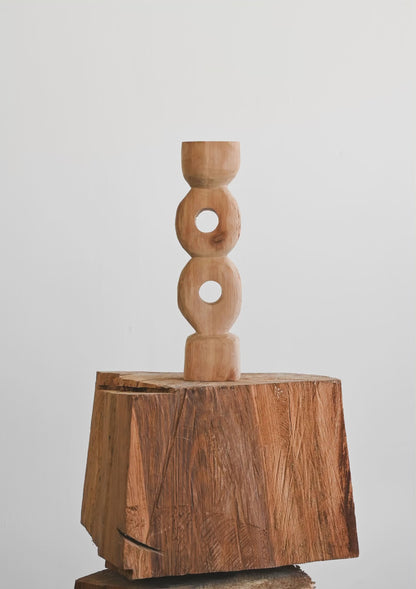 Blue Gum Eucalyptus Candlesticks (set of 2)